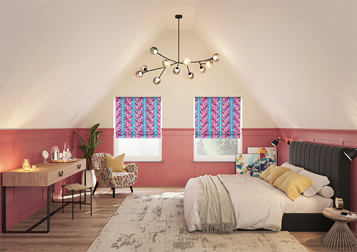 Miami, Pink - Twist&Fit Roman Blind - Image 8